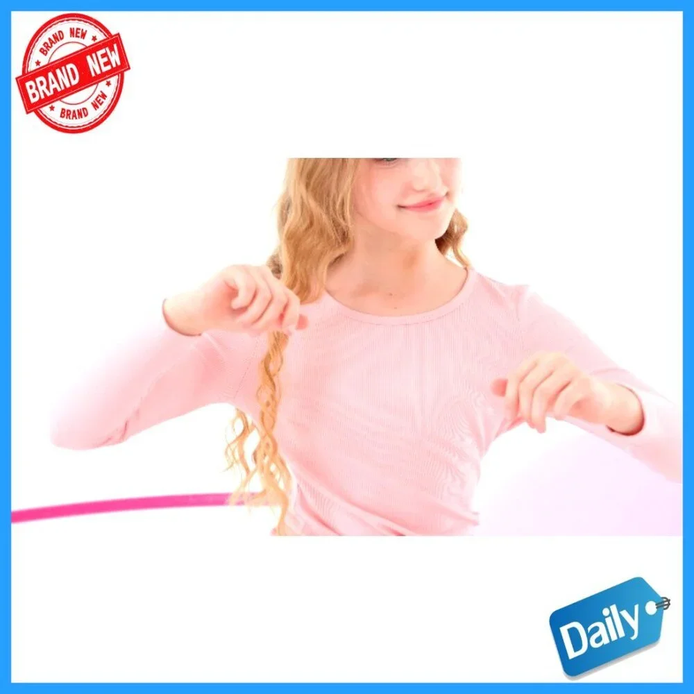 Girls Long Sleeve Cotton Ribbed Slim Fit Tees 3 Pack Layering Undershirts